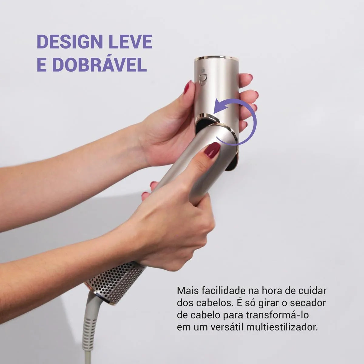 Secador de Cabelos Philco 4 em 1 Dobrável Motor BLDC PSC3500 - ÚLTIMAS UNIDADES!🚨