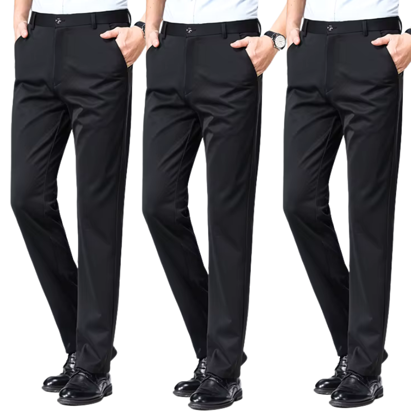 COMPRE 2 LEVE 3 | Calça Social Clássica Alfaiataria + Cinto de Brinde