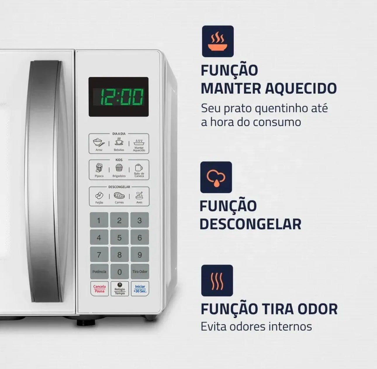 MICRO-ONDAS MONDIAL 21L 1200W + BRINDE EXCLUSIVO - ÚLTIMAS UNIDADES!🚨