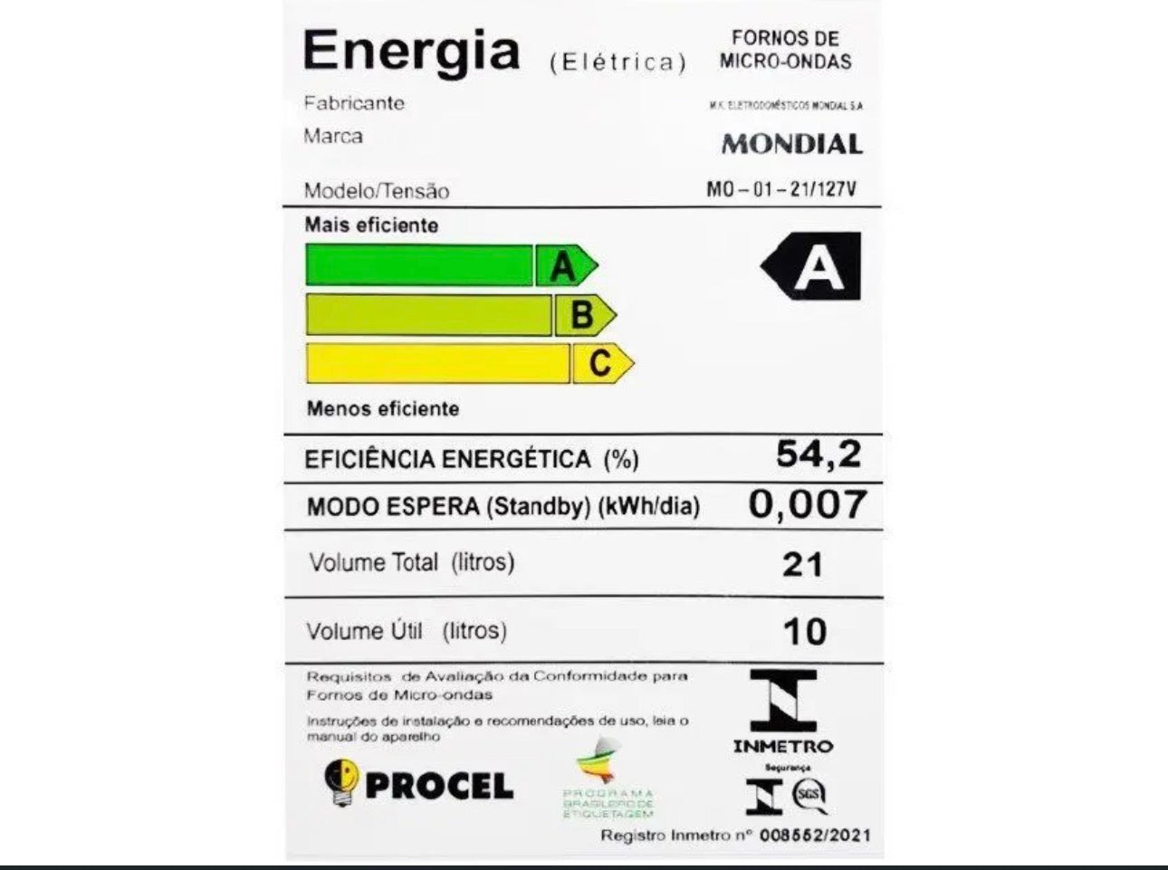 MICRO-ONDAS MONDIAL 21L 1200W + BRINDE EXCLUSIVO - ÚLTIMAS UNIDADES!🚨