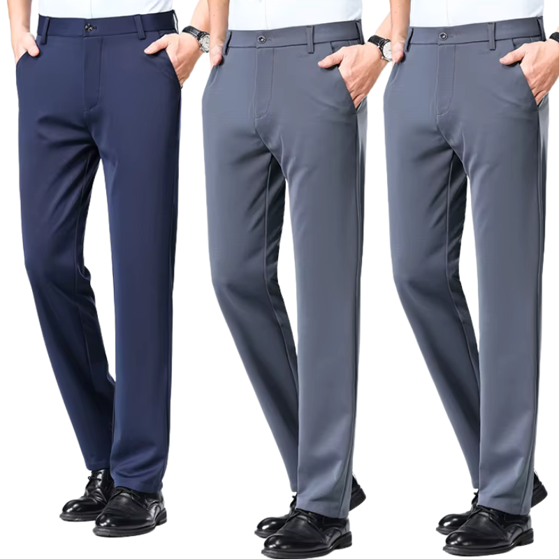 COMPRE 2 LEVE 3 | Calça Social Clássica Alfaiataria + Cinto de Brinde