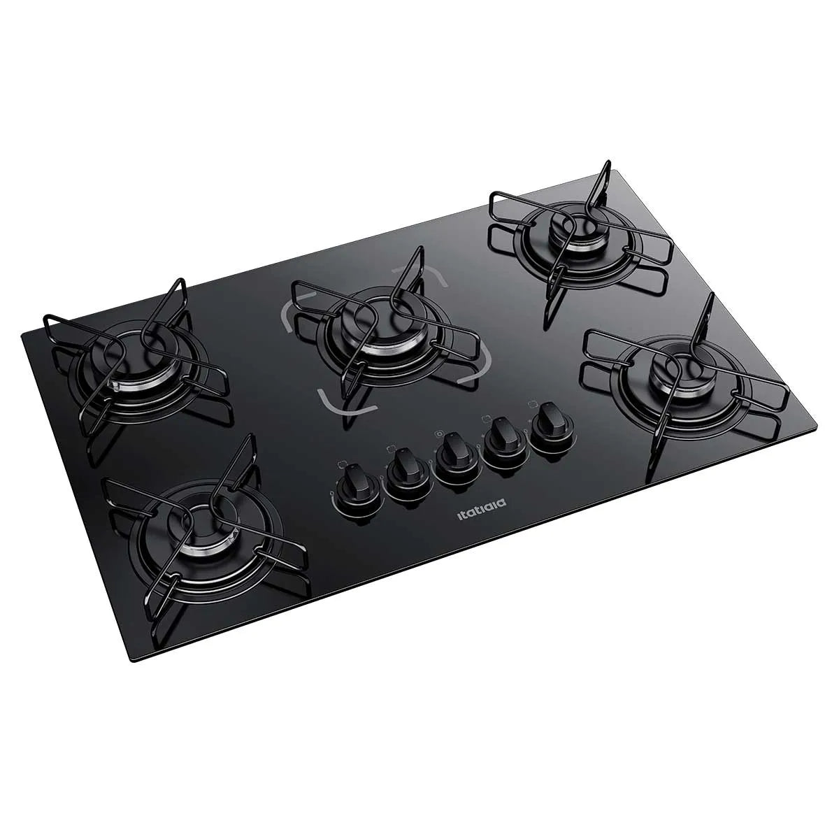 Cooktop 5 Bocas a Gás GLP Itatiaia Preto Electra Plus + BRINDE EXCLUSIVO - ULTIMAS UNIDADES 🚨