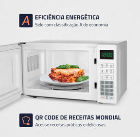 MICRO-ONDAS MONDIAL 21L 1200W + BRINDE EXCLUSIVO - ÚLTIMAS UNIDADES!🚨