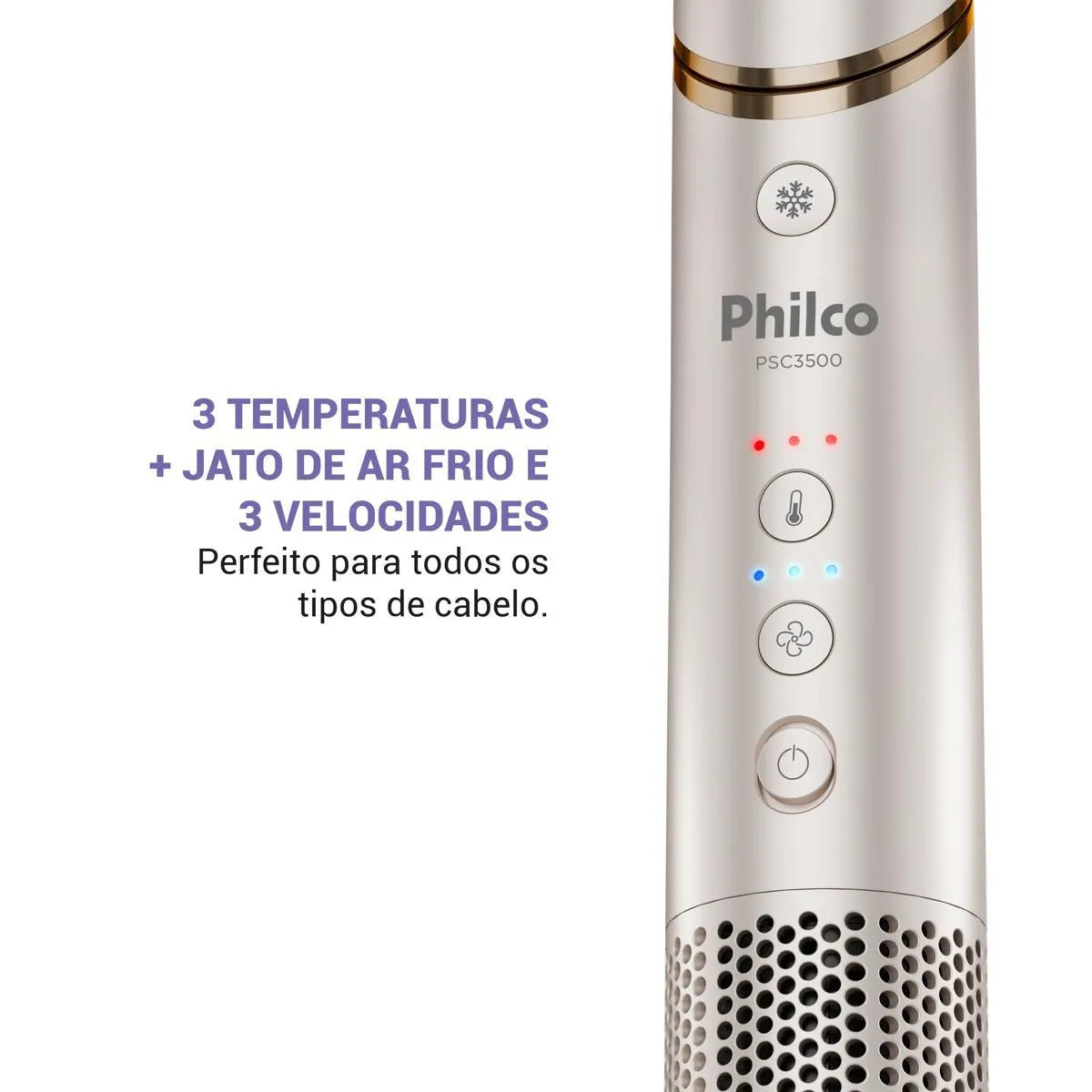 Secador de Cabelos Philco 4 em 1 Dobrável Motor BLDC PSC3500 -  ÚLTIMAS UNIDADES!🚨