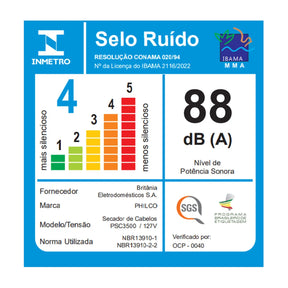 Secador de Cabelos Philco 4 em 1 Dobrável Motor BLDC PSC3500 -  ÚLTIMAS UNIDADES!🚨