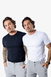Kit com 2 Camisetas Cotton Tech Elastic