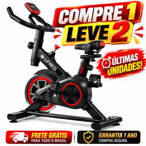 🚨 COMPRE 1 E LEVE 2! 🔥 BIKE ERGOMÉTRICA FITNESS + KIT TREINO FUNCIONAL E GARRAFA DE BRINDE 🎁
