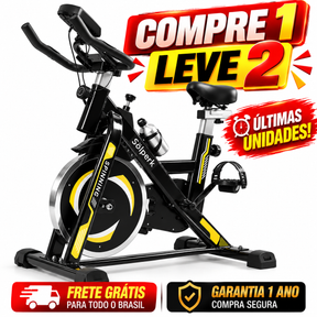 🚨 COMPRE 1 E LEVE 2! 🔥 BIKE ERGOMÉTRICA FITNESS + KIT TREINO FUNCIONAL E GARRAFA DE BRINDE 🎁