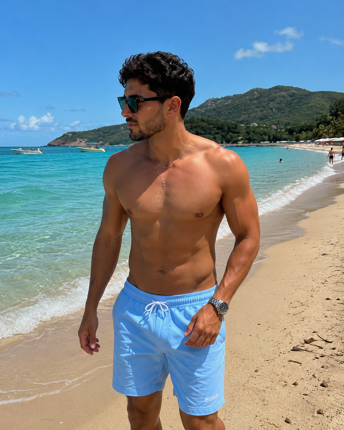 🚨[LEVE 6, PAGUE 3] KIT 6 SHORTS MAURICINHO HUGO BOSS + ÓCULOS DE BRINDE 🎁 !! QUEIMA DE ESTOQUE RESTAM APENAS 20 UNIDADES 🔥🔥