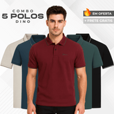 |Combo 5| - Camisas Polo Dino