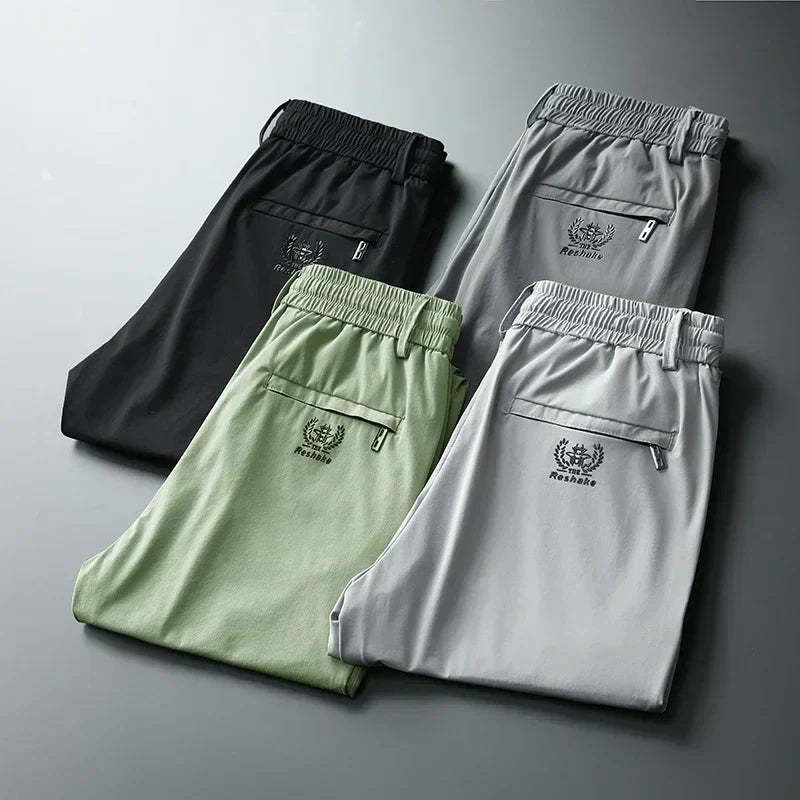 Calça Masculina em Seda Gelo e Poliéster [COMPRE 2 LEVE 3]