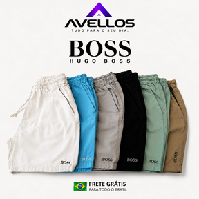 🚨[LEVE 6, PAGUE 3] KIT 6 SHORTS MAURICINHO HUGO BOSS + ÓCULOS DE BRINDE 🎁 !! QUEIMA DE ESTOQUE RESTAM APENAS 20 UNIDADES 🔥🔥