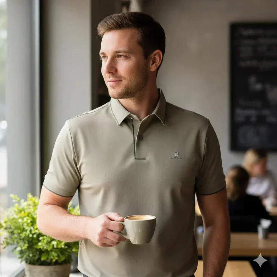 |Leve 6, Pague Só 3| Camisa Polo Latitude Masculina em Poliéster e Elastano com Secagem Rápida e Alta Resistência + BRINDES