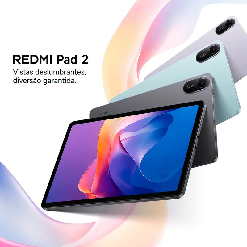 Tablet Xiaomi Redmi Pad 2 128GB 256GB Tela LCD 11" polegadas  (carregador incluído) - ÚLTIMAS 19 UNIDADES!🚨