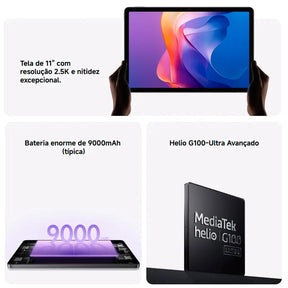 Tablet Xiaomi Redmi Pad 2 128GB 256GB Tela LCD 11" polegadas  (carregador incluído) - ÚLTIMAS 19 UNIDADES!🚨