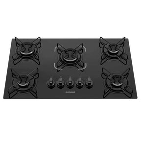 Cooktop 5 Bocas a Gás GLP Itatiaia Preto Electra Plus + BRINDE EXCLUSIVO - ULTIMAS UNIDADES 🚨