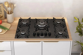 Cooktop 5 Bocas a Gás GLP Itatiaia Preto Electra Plus + BRINDE EXCLUSIVO - ULTIMAS UNIDADES 🚨